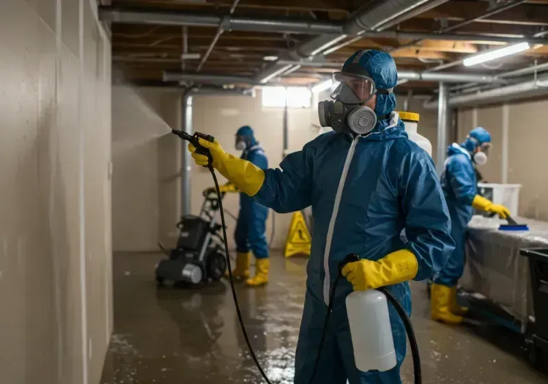 Basement Sanitization and Antimicrobial Treatment process in Lodi, CA